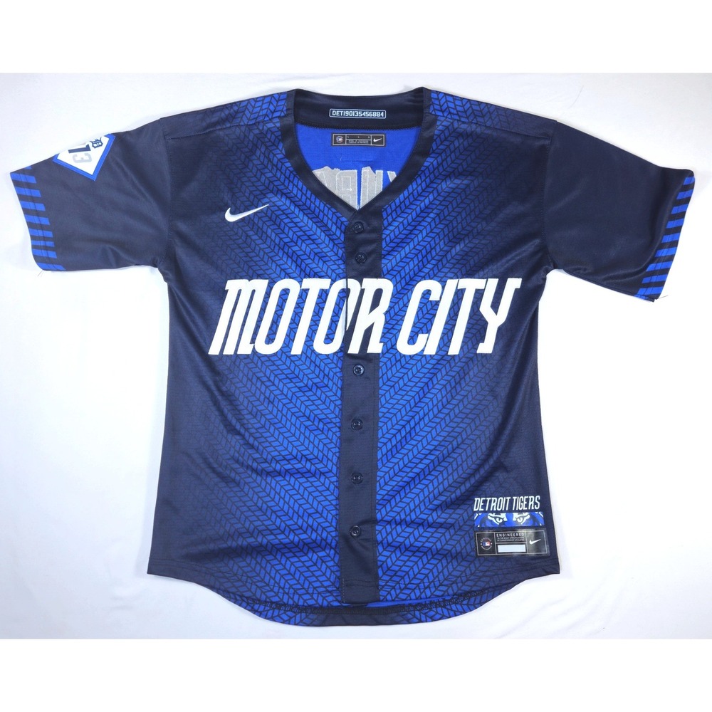 Nike Detroit Tigers Tarik Skubal 29 City Connect Jersey Mens Large Motor City